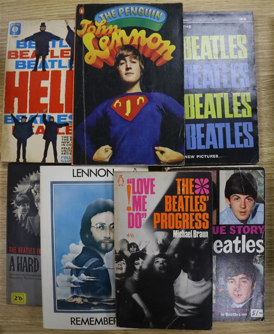The Beatles, seven paperback books
